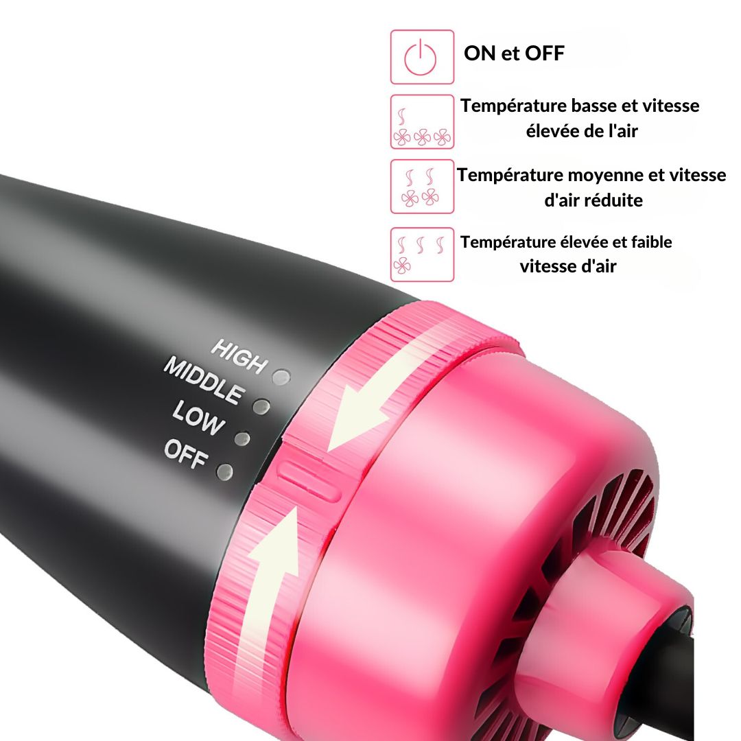 Sèche cheveux Brosse - AirGlam
