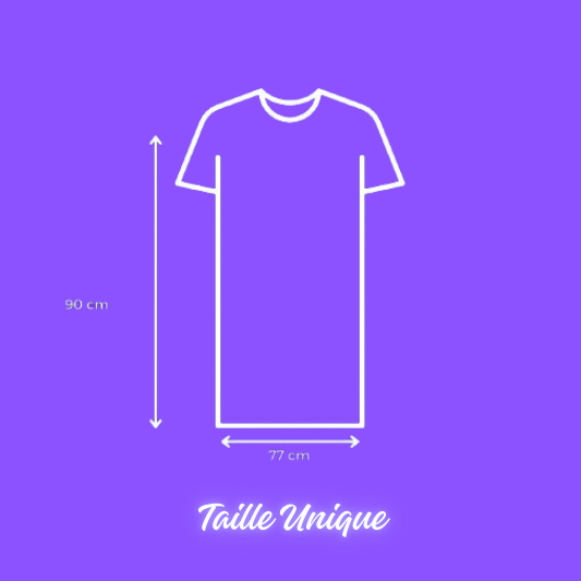 Robe de nuit décontractée - Douce et légère