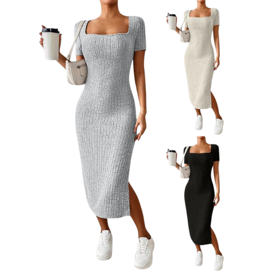 Robe Élégante en Maille Sophie