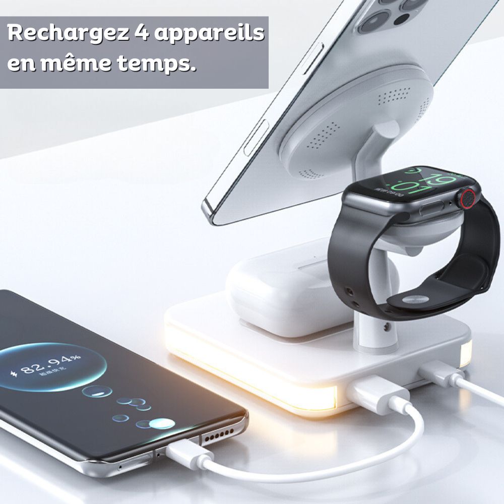 Chargeur Sans Fil 3-en-1 - MagDock