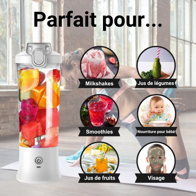 Mixeur de poche pour smoothies et shakes délicieux - VitaFusion