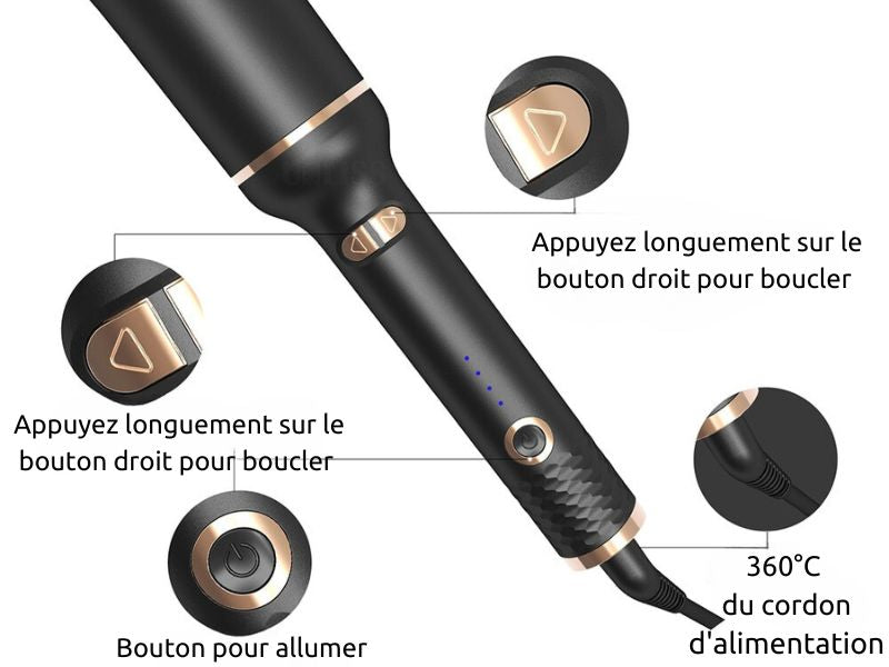 Fer à friser à rotation automatique - Spin-n-Curl