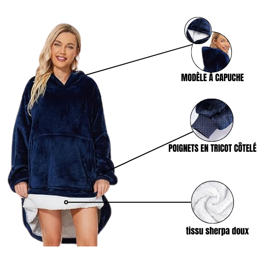 Sweat à capuche ultra doux