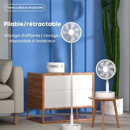 Ventilateur portable rétractable sans fil - FoldAir